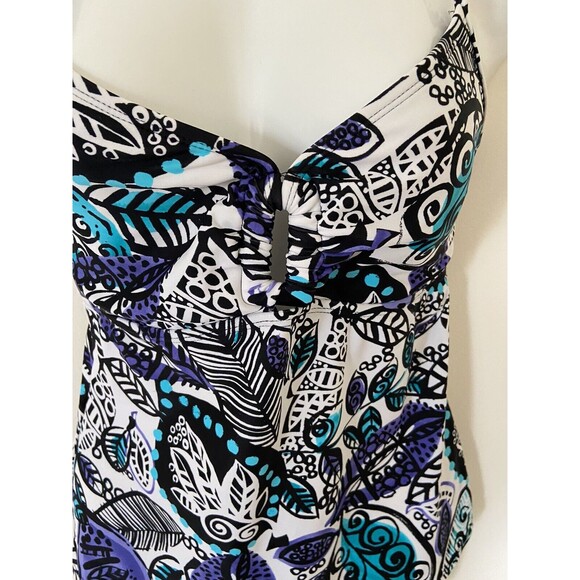 Solaris Tankini Swimsuit Womens Size S Top - Picture 3 of 6